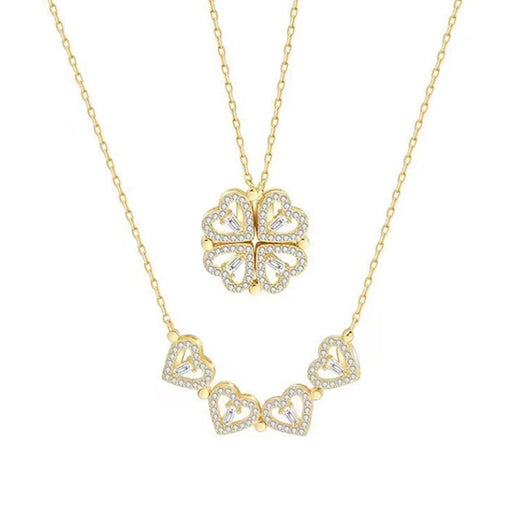 Collier en argent sterling avec nœud scintillant