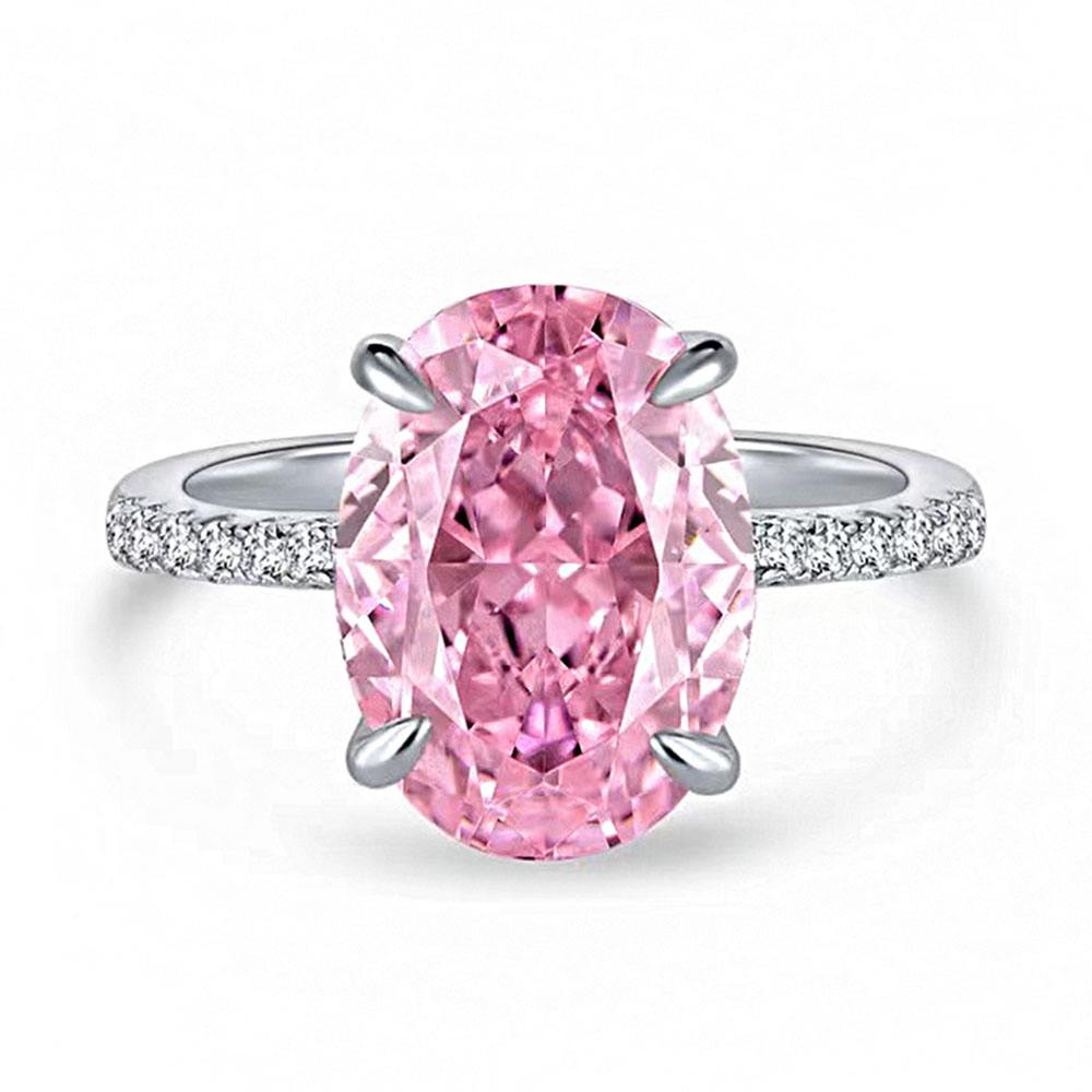 Daya Sterling Silver Ring Pink