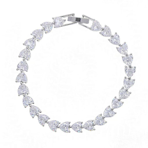 Bracelet Chaîne Tennis Zircon Panthère Noire