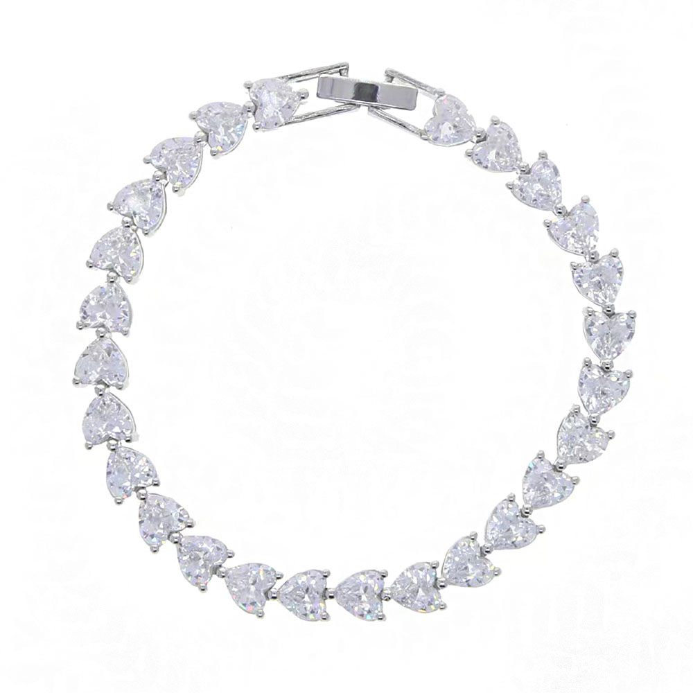 Bracelet Chaîne Tennis Zircon Panthère Noire