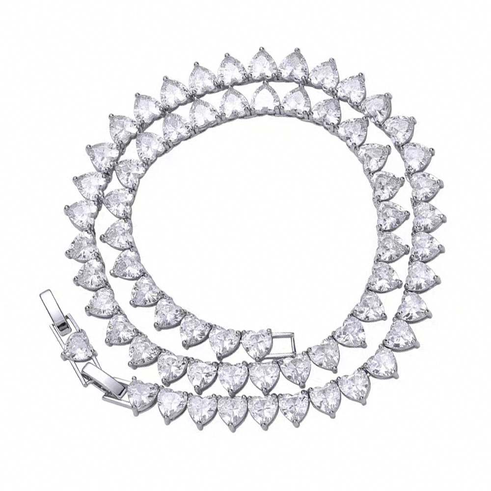 Collier Zircon Coeur