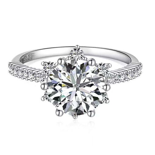 Bloom Flower Sterling Silver Ring