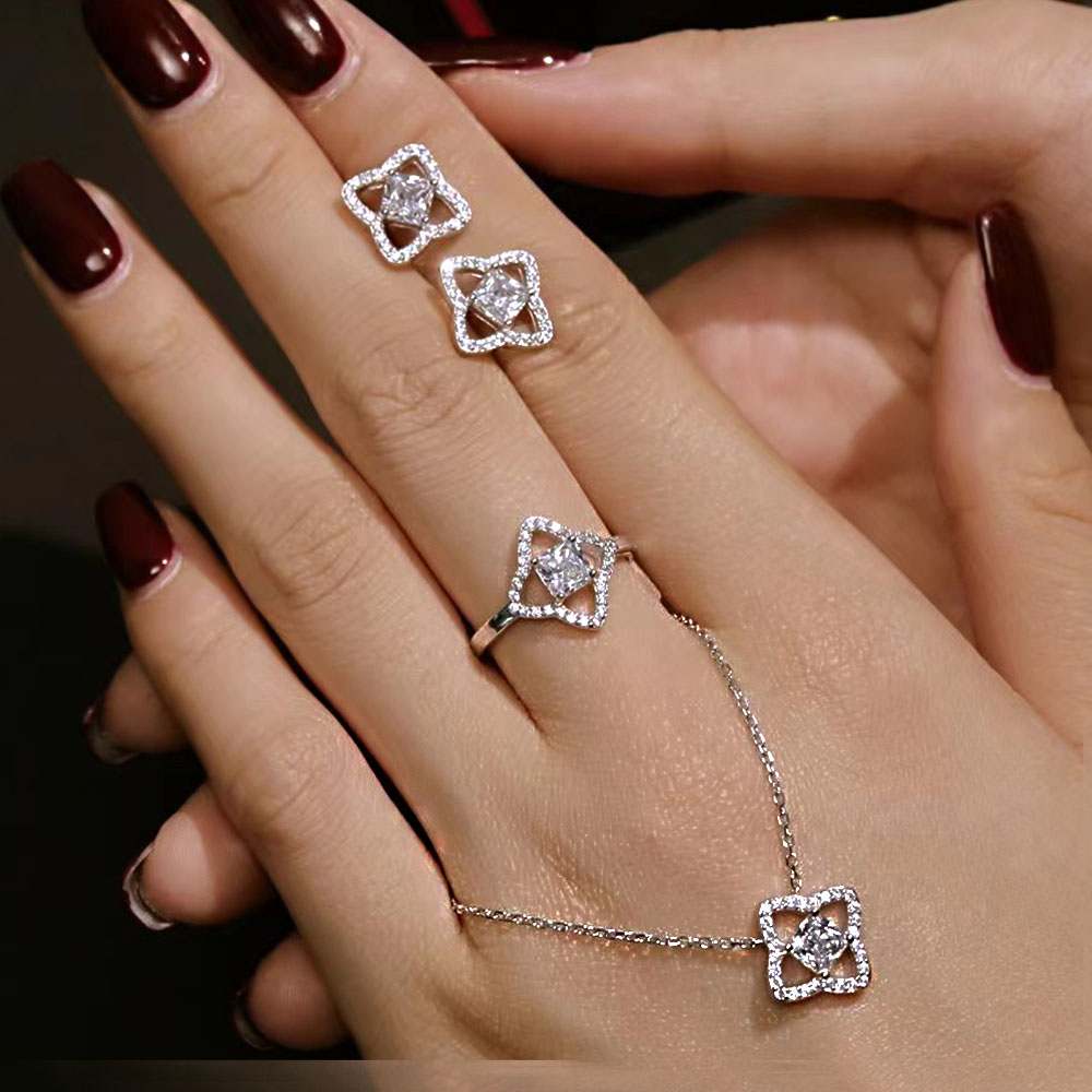 Lucky Princess Sterling Silver Necklace