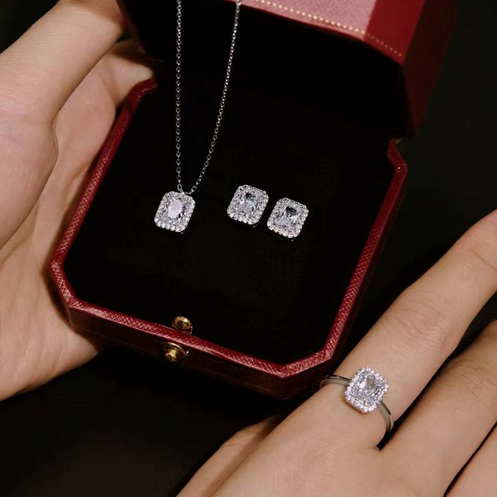 Julia Sterling Silver Jewelry Set+Gift Box