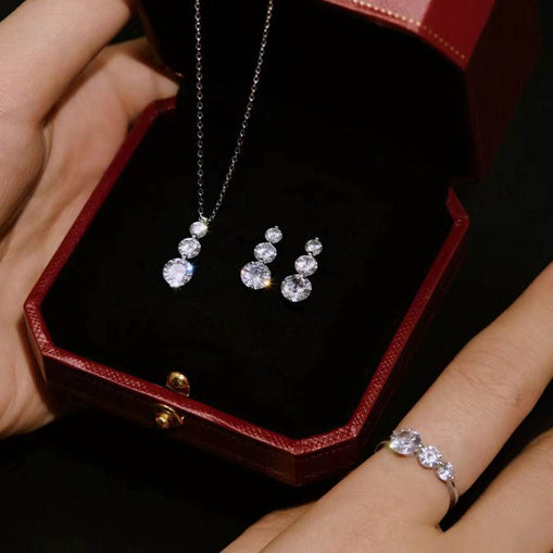 Lilis Sterling Silver Jewelry Set+Gift Box