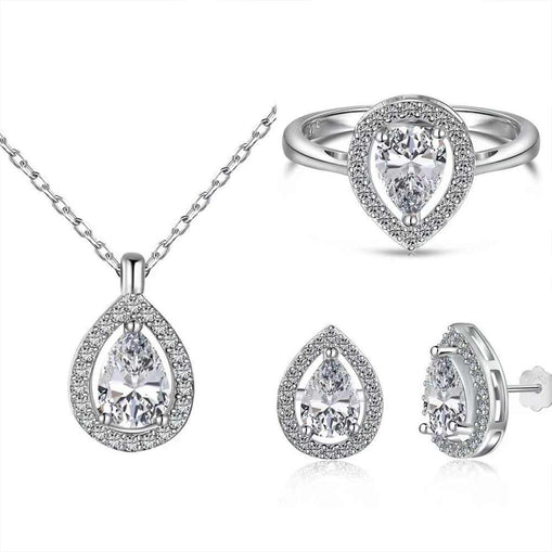 Lumia Sterling Silver Jewelry Set+Gift Box