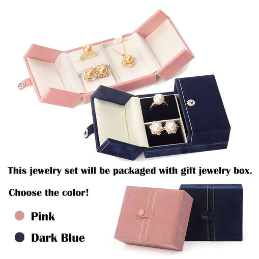 Lucky Princess Sterling Silver Jewelry Set+Gift Box