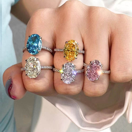 Daya Sterling Silver Ring Pink