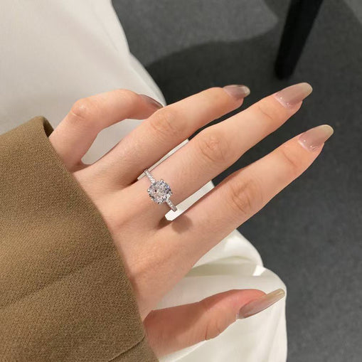 Adore Bague Argent Massif Ronde