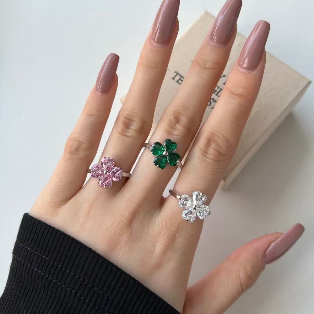 Bague en argent sterling éblouissante Argent