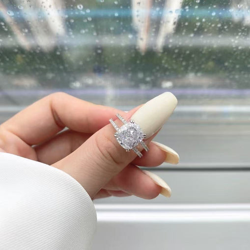 Bague en argent sterling 5 carats Mon destin