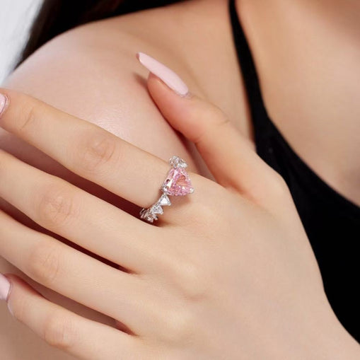 Bague en argent sterling Sweet Heart