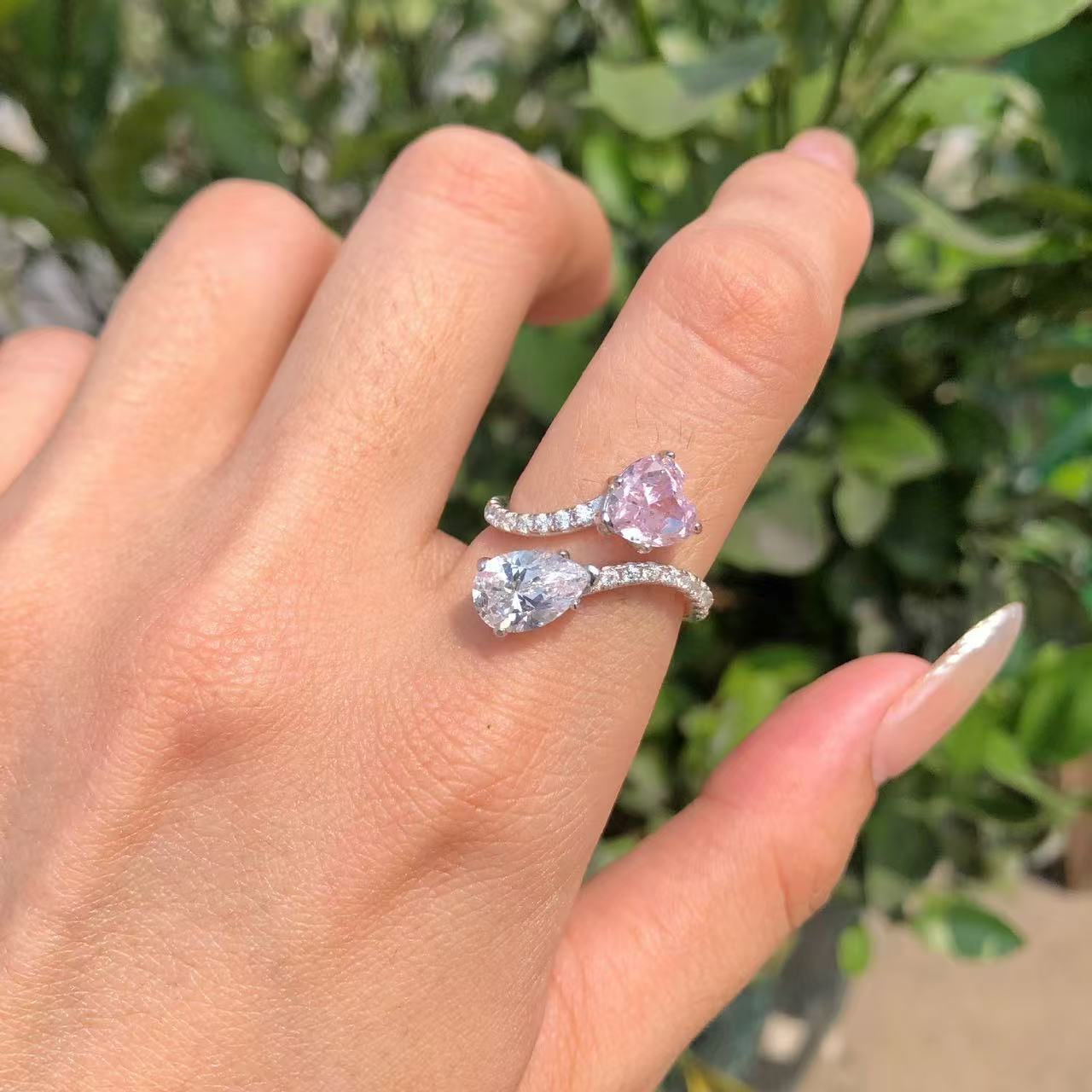 Bague déesse en argent sterling