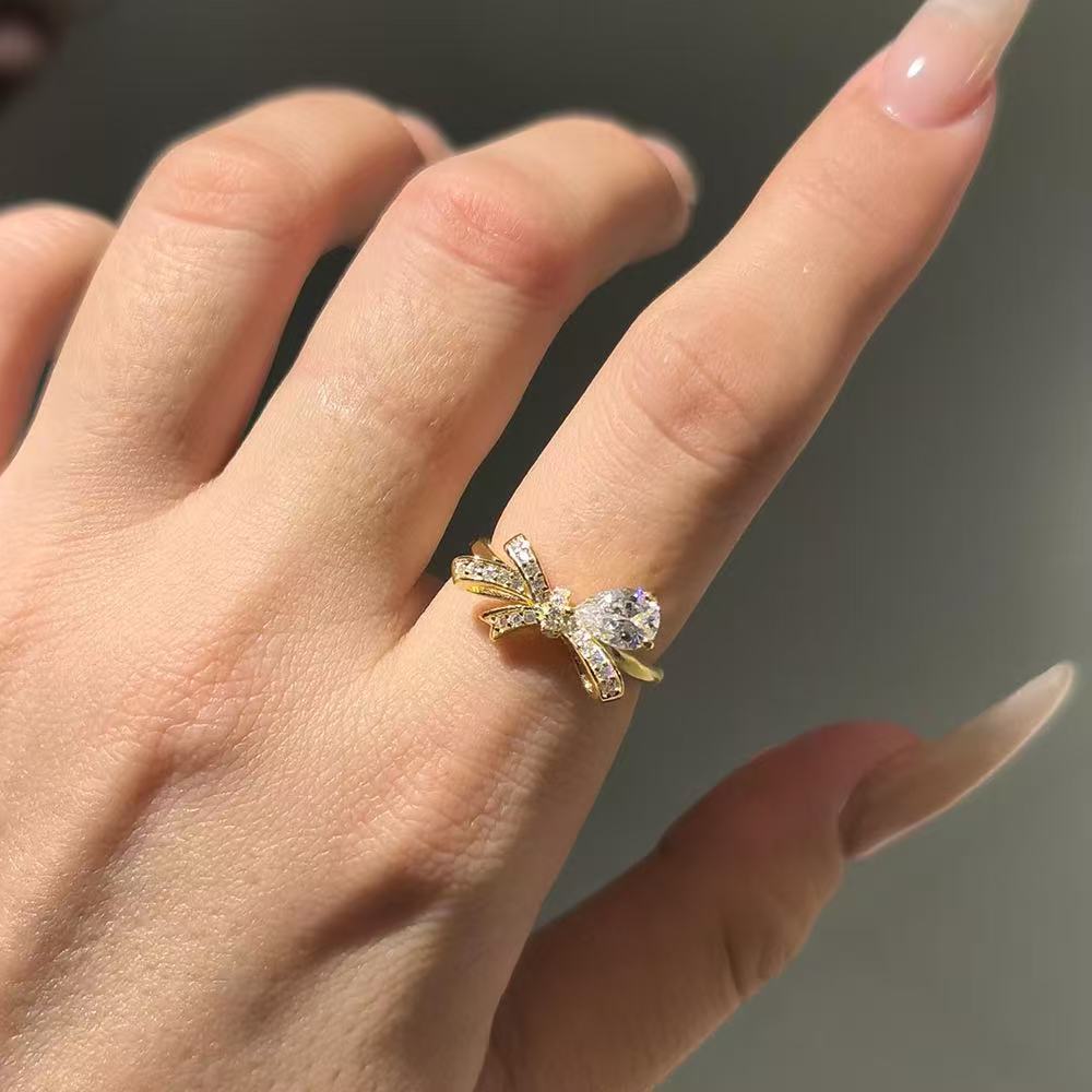 MONA BOW RING GOLD
