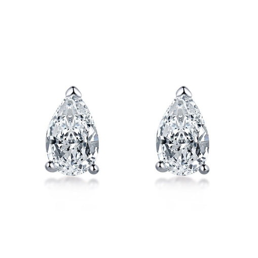Boucles d'Oreilles Poire Zircon