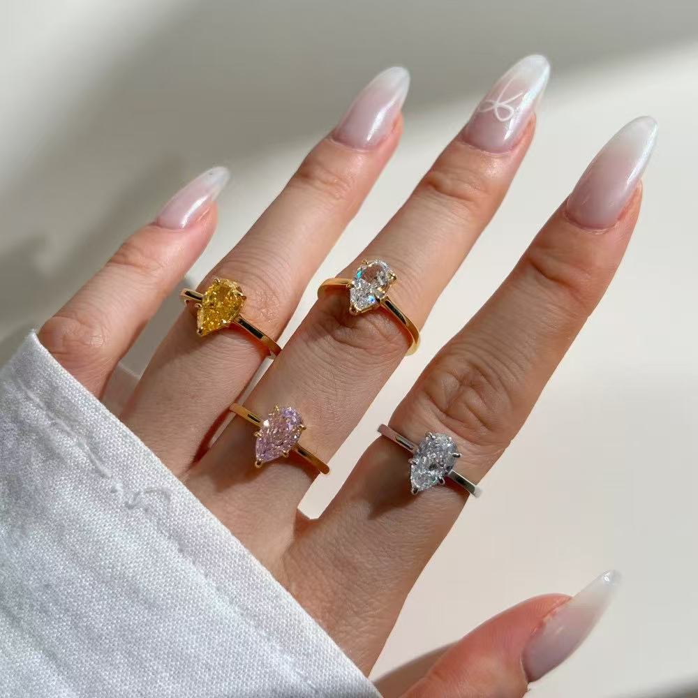 Bague en argent sterling Starlight