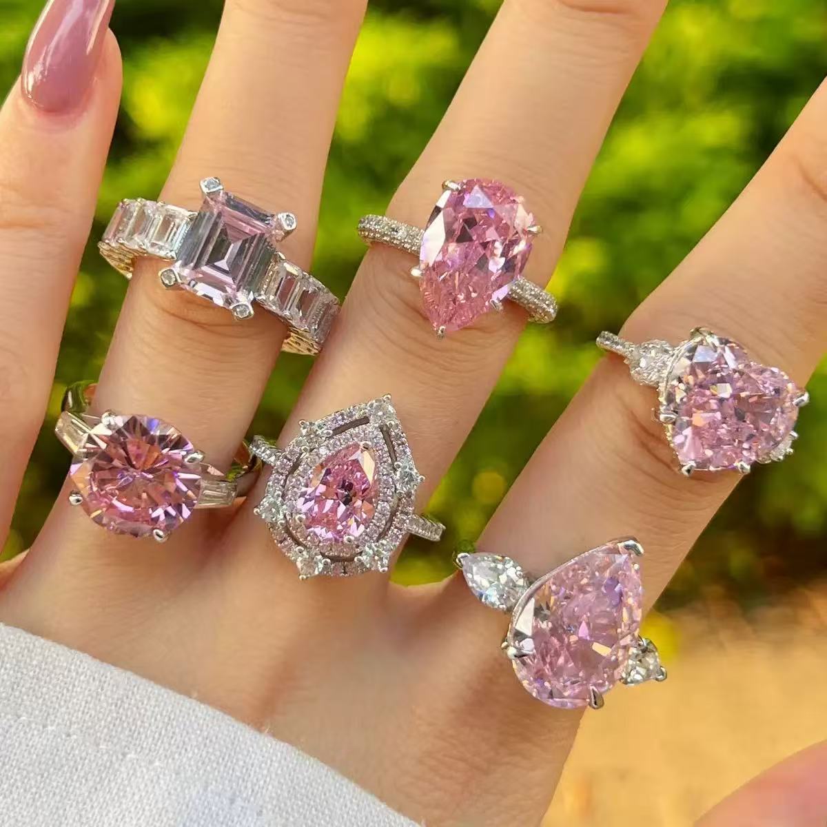 Bague en argent sterling Queen Forever