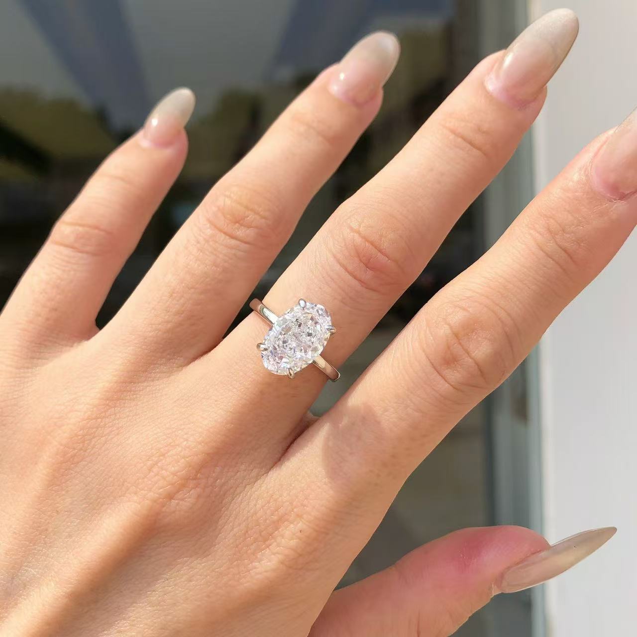 Bague en argent sterling chérie