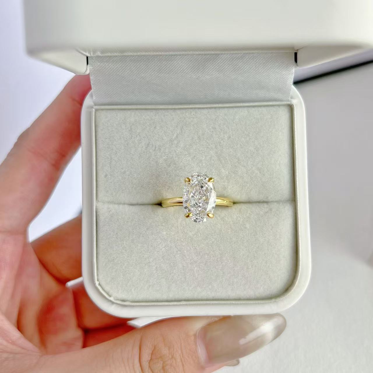 Bague en argent sterling chérie