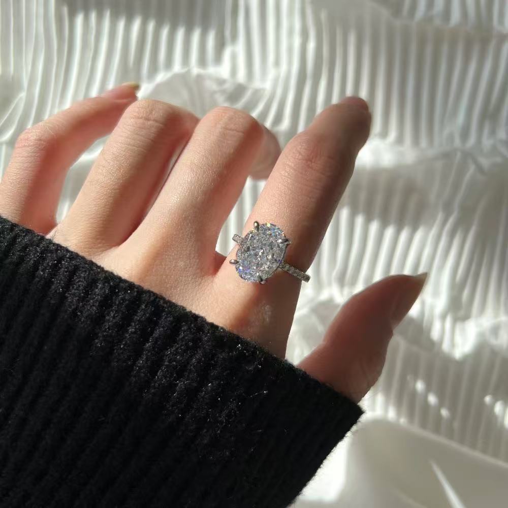 Bague en argent sterling chérie