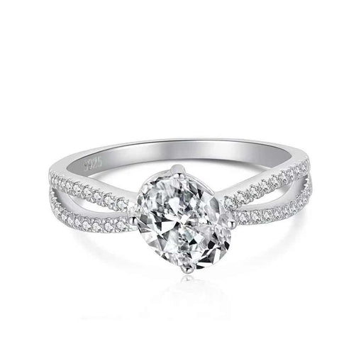 À vos côtés Bague en argent sterling