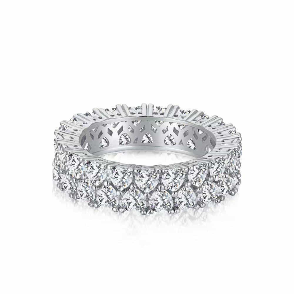 Bague en argent sterling Pure Devotion Band