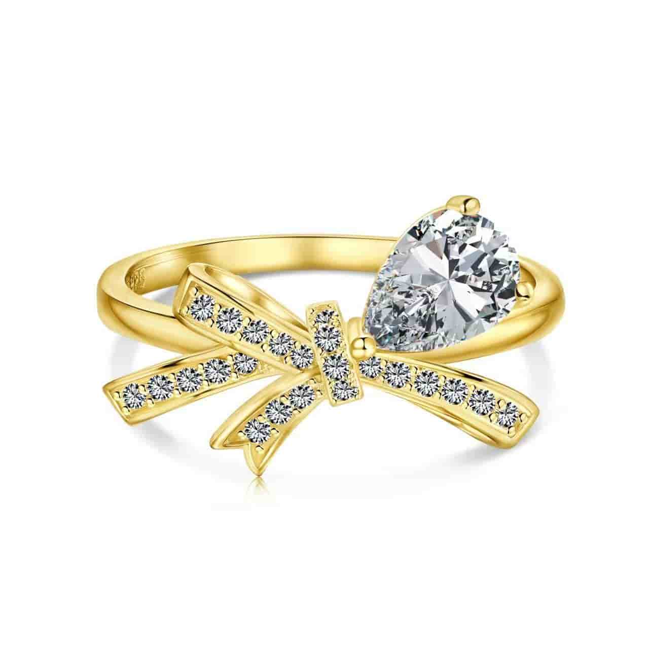 MONA BOW RING GOLD