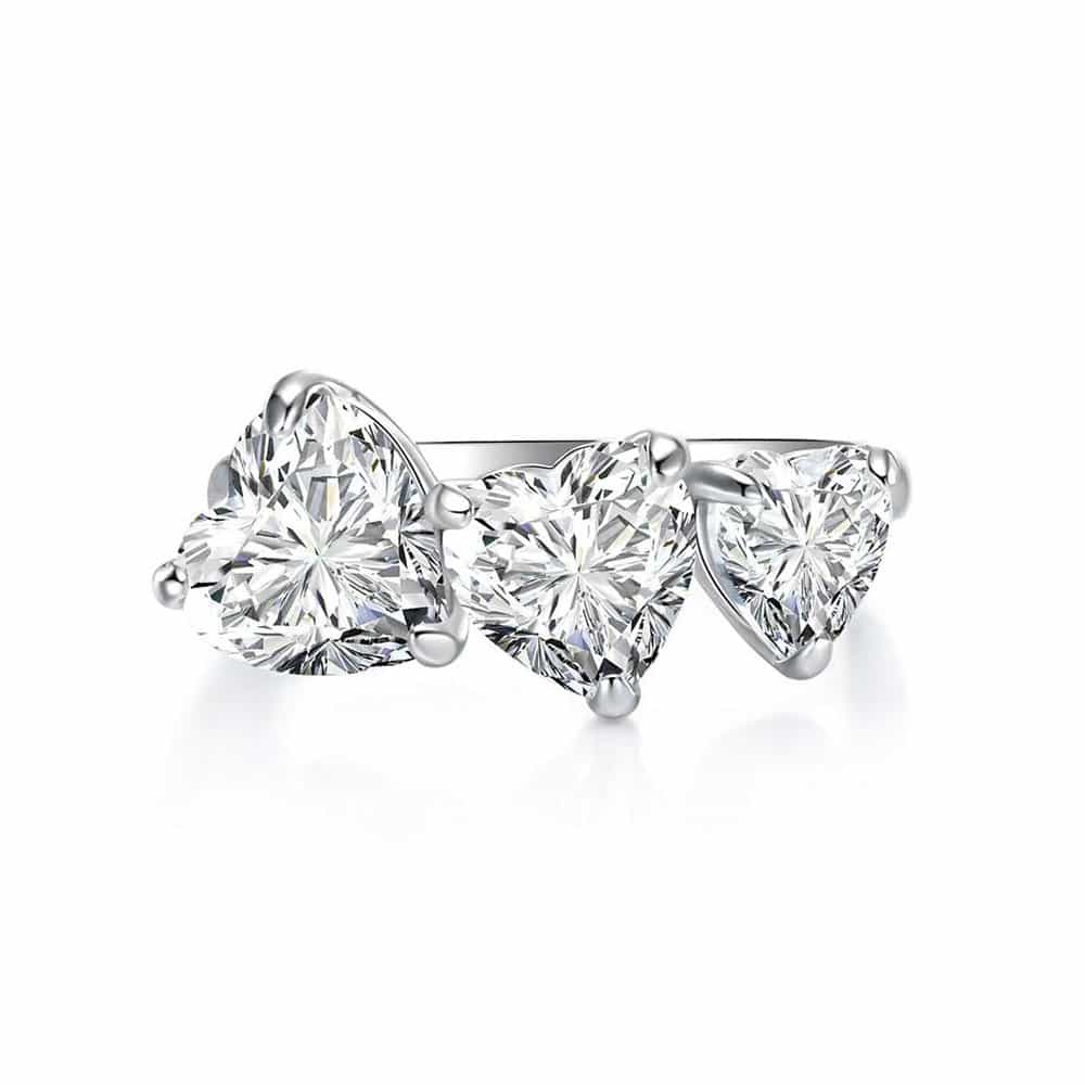 Anneau de coeur d'amour fantastique