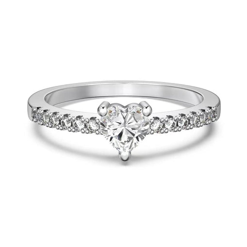 Bague premier amour en argent sterling