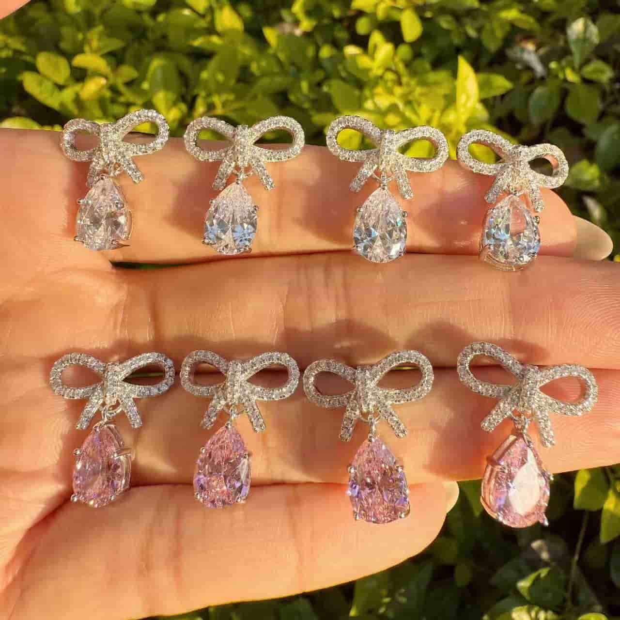 Magnifiques boucles d'oreilles en argent sterling