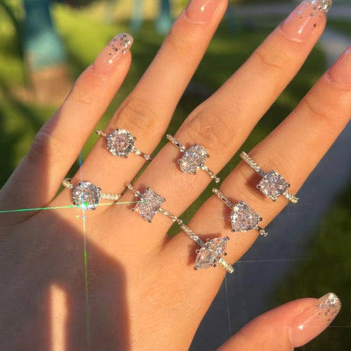 Precious love Bague Argent Massif Ronde