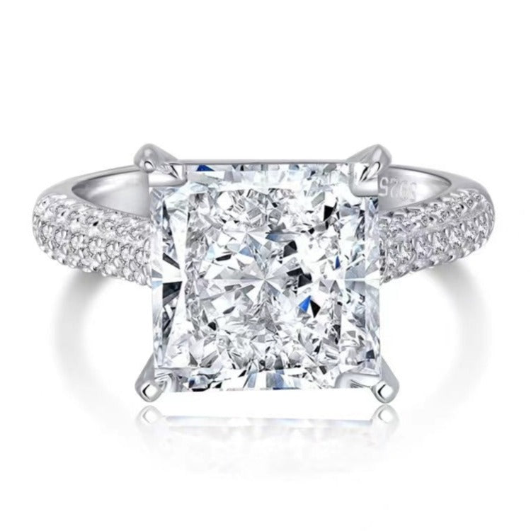 Bague en argent sterling lune de miel