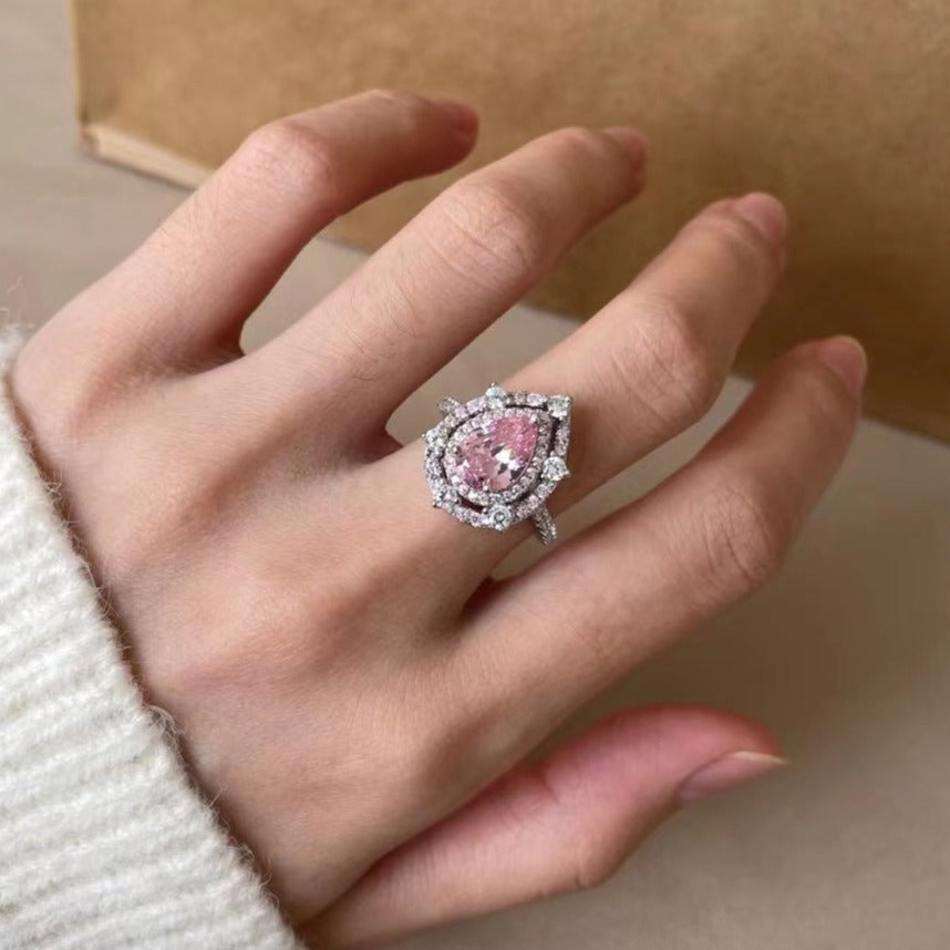 Bague en argent sterling Queen Forever