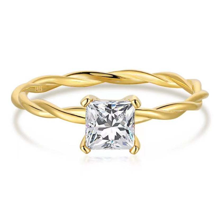 Bague en argent sterling jamais démodée