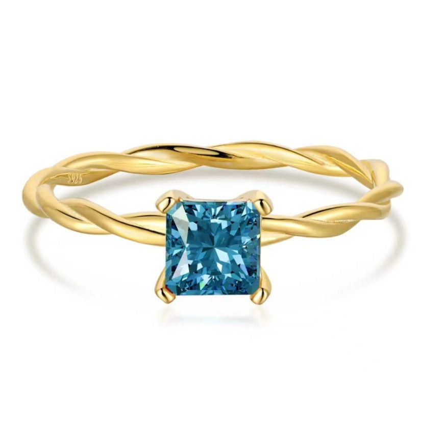 Bague en argent sterling jamais démodée