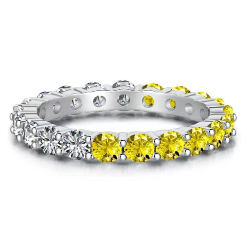 Bande de bague en argent sterling Bond romantique