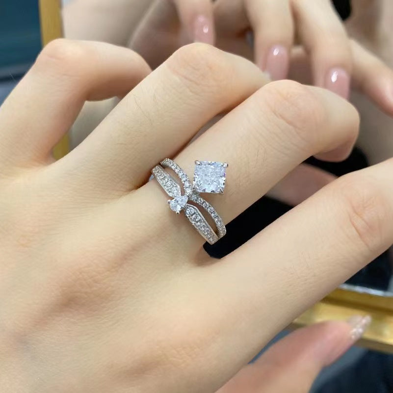 Bague en argent sterling Queendom