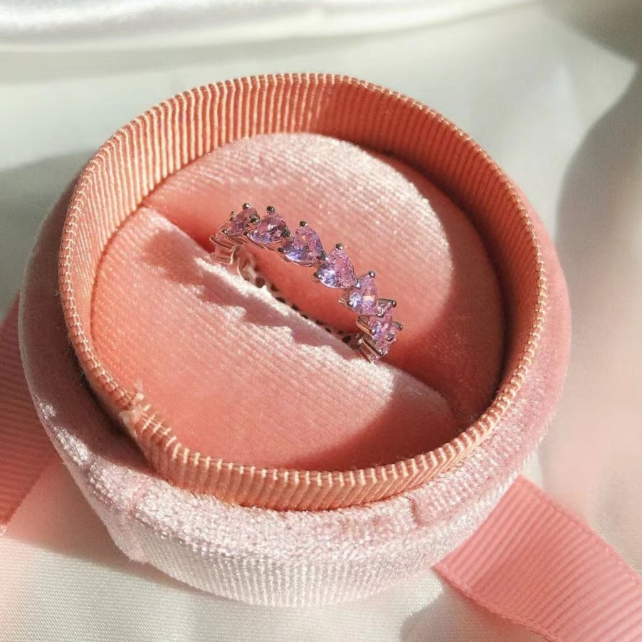 Love my Heart Bague en argent sterling