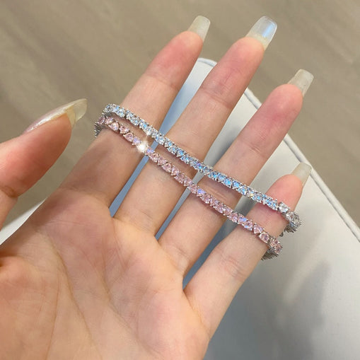 Bracelet tennis Endless Love en argent sterling